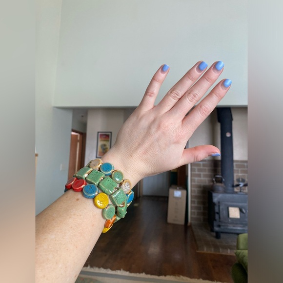 Chunky bead bracelet set - Picture 3 of 4